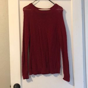 Forever 22 basic red sweater